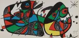 Escultor (Sculptor) - Italy by Joan Miró, 1974, Colour Lithograph, Edition of 1500 (un-numbered), sold Sep 2021