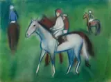 Robert Dickerson, Before the Start, Pastel