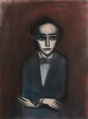 The Client by Robert Dickerson, Pastel, sold Aug 2021