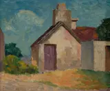 Roland Wakelin, The Back Door, 1959, Oil on Board