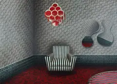 Grant Anthony Cohen, Red Room, 2008, Acrylic on Canvas