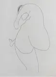 Brett Whiteley, Back View, 1976, Etching 5/60