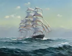 Ian Hansen, Ship 'Cutty Sark, 2006, Oil on Canvas