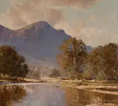 Changing Light by W Rubery Bennett, Oil on Canvas, sold Aug 2021