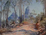 John Rowell, Crookneck, Glass House Mountains, Queensland, Oil on Canvas