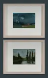 Shonah Trescott, (2), Oil on Sealer on Postcard (2)