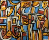 Pasquale Giardino, Composition, 2003, Oil on Canvas