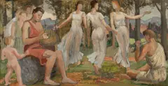 Douglas Robert Dundas, Spring - Study for a Mural, 1937, Oil on Board