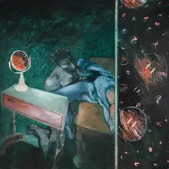 Sam Abercrombie, Blue Banana, Ex Holdsworth Contemporary Gallery, Sydney
