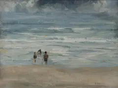 Patricia Prentice, The Fishing Trip, Oil on Ply