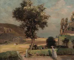 Fred Stead, Baildon Green Saltaire, Yorkshire, Oil on Canvas