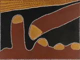 Henry Wambiny, Joaliny Country, 1999, Natural Earth Pigments on Canvas