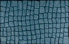 TIngari by Thomas Tjapaltjarri, 2019, Acrylic on Linen, sold Aug 2021