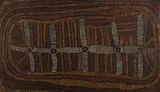 Doris Bush Nungurrayi, Papa Tjukurrpa (Dog Dreaming) - Nyumannu, 2011, Acrylic on Canvas
