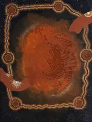 Maralinga Bomb,' July by Jonathan Kumintjarra Brown, 1995, Acrylic on Canvas, sold Aug 2021