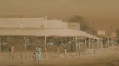 Landscape, Wilcannia [NSW] by Tony Costa, Oil on Canvas on Board, sold Jul 2021