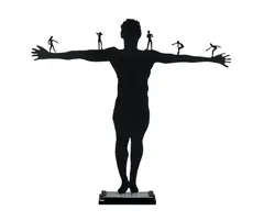 Zadok Ben David, Untitled, 2004 - Unsigned, Acrylic Paint on Hand-cut Aluminium (Unique Sculpture)