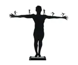 Zadok Ben David, Untitled, 2004 - Unsigned, Acrylic Paint on Hand-cut Aluminium (Unique Sculpture)