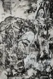 Judy Cassab, Profile of Man 2, Gouache