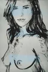 Helen by David Bromley, 2021, Acrylic on Canvas, sold Jul 2021