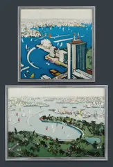 Janet Palmer, (2), Acrylic on Board (2)