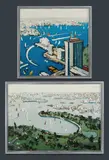 Janet Palmer, (2), Acrylic on Board (2)