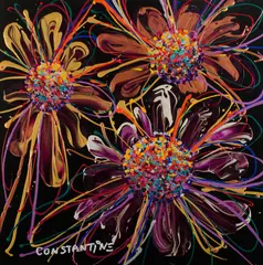 Constantine Popov, Entropy, Oil on Ply