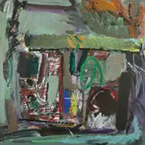 Ron Lambert, In, Out & Behind, 1983-86, Oil on Board