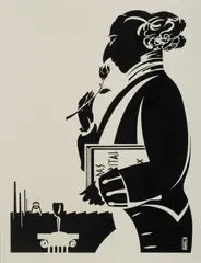 Michael Fitzjames, Romantic Revolutionary, Pen & Ink
