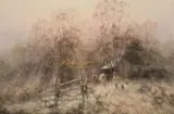 Ramon Ward-Thompson, Berrima Winter, NSW, Oil on Canvas on Board