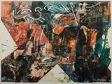 Frank Hodgkinson, The Horse Crossed, 1992, Lithograph 16/20