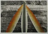 Rita Hall, Three Rocks, 1993, Lithograph 9/30