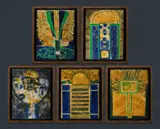John Winch, (5), Mixed Media on Board (5)