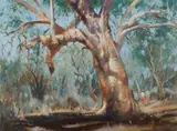 Allan Waite, The Patriarch, Oil on Canvas on Board