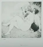 Spring Song by Norman Lindsay, Facsimile Etching 409/550, sold Jul 2021