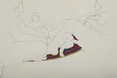 Weyman Lew, Sing a Song of Sixpence, 1972, Ink & W/Clr