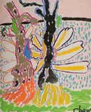 Malcolm de Chazal, Tropical Plants, Gouache