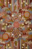 My Father Dreaming by Clifford Possum Tjapaltjarri, Acrylic on Canvas, sold Jul 2021