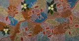 Dorothy Napangardi, Anmatjere Women Gathering Wild Orange (Ahkali), 2011, Acrylic on Canvas