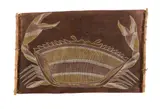 S. W. Crab by Bob Balirr Balirr Dirdi, Natural Earth Pigments on Bark, sold Jul 2021