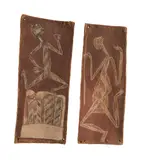 Bobby Barrdjaray Nganjmira, (2), Natural Earth Pigments on Bark (2)