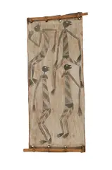 Bruce Nabegeyo, Mimi & Namorodo Spirits, Natural Earth Pigments on Bark