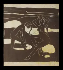 Han Snel, Bali, 1972, photographs of the artist & his wife in Sydney