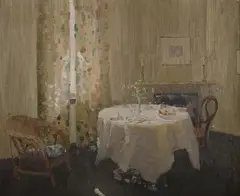 Elioth Gruner, Interior with Table Setting