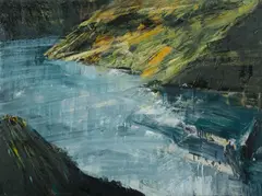 Lying Harbour Figure 1 by Euan MacLeod, 1996, Oil on Canvas, offered May 2021