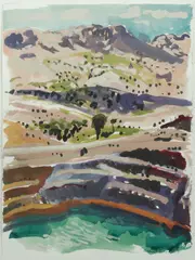Lucy Culliton, Landscape, 2007, Gouache on Paper