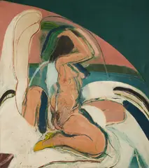 John Firth-Smith, Nude with Yellow Shoe, 1966, Oil on Canvas