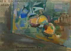 John Passmore, Still Life, 1950s, Gouache on Newsprint
