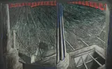 Clinton Garofano, Loading Zone, 1984, Mixed Media on Board