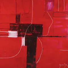 George Raftopoulos, Map 27s, 2002, Oil on Canvas